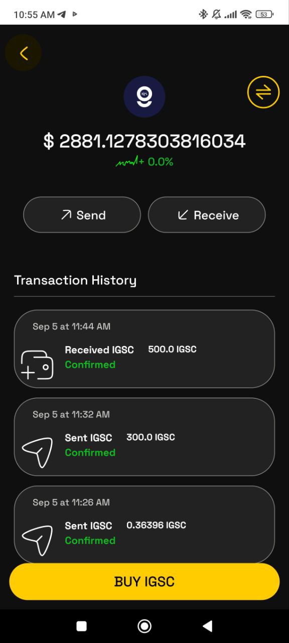 Transaction History