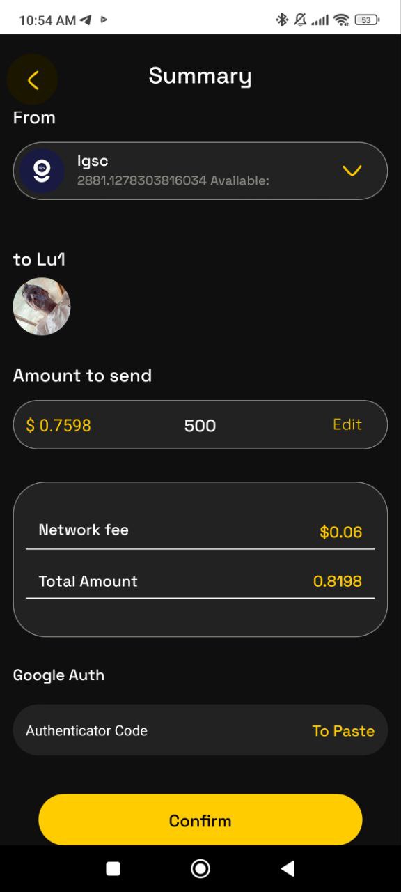 Transaction Summary